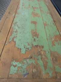 Brocante toonbank  met 3 lades