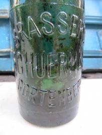 Oude Belgische bierfles van Brasserie Schuermans Cortenberg