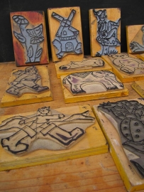 Brocante (borduur)stempels