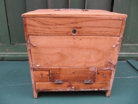 Antique bird cage with beautiful little water bowl