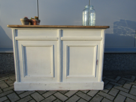 Brocante toonbank 2 lades