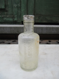 Antique round French bottle Passiflorine Rochereau Bourg Paris