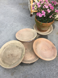 Brocante terracotta schaal