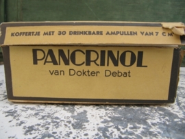 Brocante doosje voor medicijn ampullen