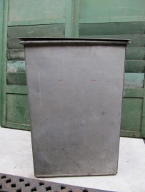 Old metal coffee-colored zinc box