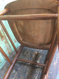 Set of 2 French wooden chairs
