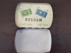 Brocante tabaksblik van der Elst