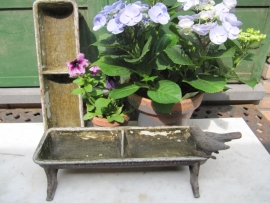 Antique French cast-iron bowl
