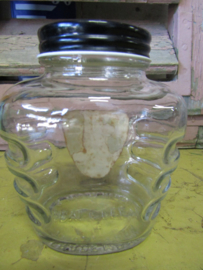 Glass jar of Brylcreem
