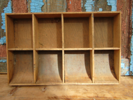 Brocante houten geldbak