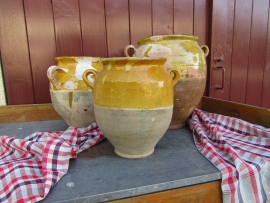 Franse antieke confitpot