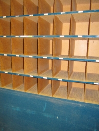 Old sorting cabinet