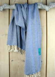 Hamamdoek Explorer 180 x 100 Snorkelblue / White