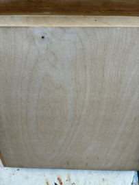 Vintage houten opbergbak