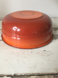 Brocante emaille schaal