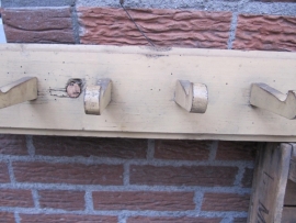 Brocante houten kapstok