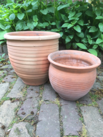 Set of ancient terracotta pots