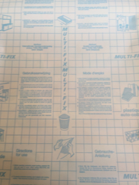 Retro plakplastic op rol