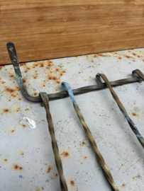 Keukenrekje met  6 accessoires, messing