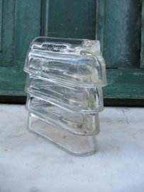 Brocante glass cabinet coasters set of 4