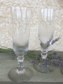 Oude Champagne glazen, set