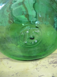 Grote glazen pot groen 15 liter