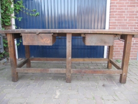 Old wooden table / bench /workshop table