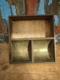 Brocante geldbak, 3 vaks