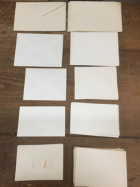 Set oude envelopjes