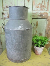 Antique zinc big honey jar.