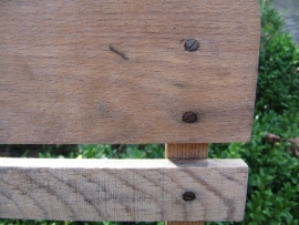 Oude perfect gave Franse klapstoeltjes (voor in de tuin) set van 4 stuks