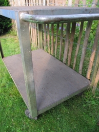 Brocante industrial shelf truck ***