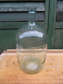 Leuke oude groene fles
