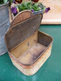 Antique French wall hanging match tray.