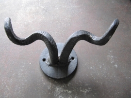 2 hook coat rack