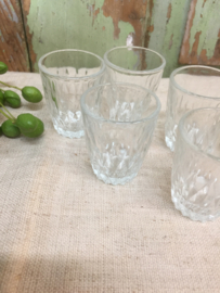 Brocante borrelglaasjes in set van 12