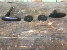 Vintage metalen deurstel