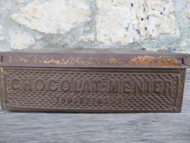 Antiek Frans blik van Menier chocolade