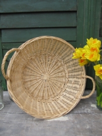 Brocante ronde rietenmand