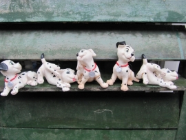 Set of 5 statue"101 Dalmatians"