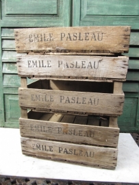 Veilingkistjes Emile Pasleau