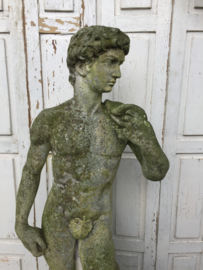 Old concrete statue very beautiful patiné