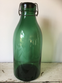 Old large bottle with lid
