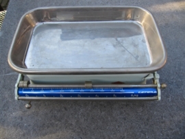 Brocante mintgroen keuken weegschaaltje