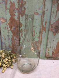 Very old white glass liquerfles