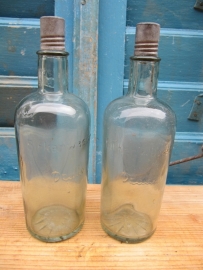 Antique bottle of Dralle Birken Wasser with cap circa 1915