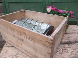 Oude brocante boterkist