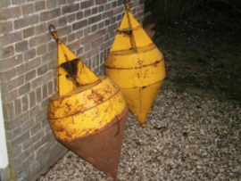 Oude Fender markeringsboei