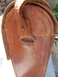 Old big leather bag