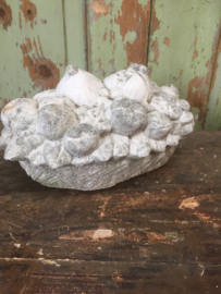 Brocante concrete fruit bowl
